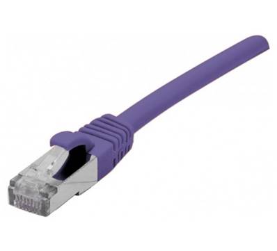 Cordon RJ45 Cat. 6A S/FTP - LSZH | Violet 15m 