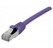 Cordon RJ45 Cat. 6A S/FTP - LSZH | Violet 1m 