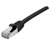 Cordon RJ45 Cat. 6A S/FTP - LSZH | Noir 25m