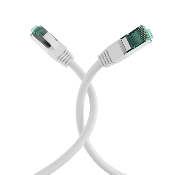 Cordon RJ45 Cat. 6A S/FTP - LSZH | Blanc 10m
