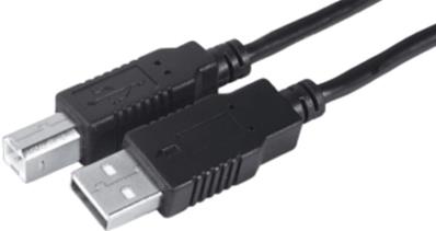 Cordon usb 2.0 hi-speed a mâle / b mâle - 2m