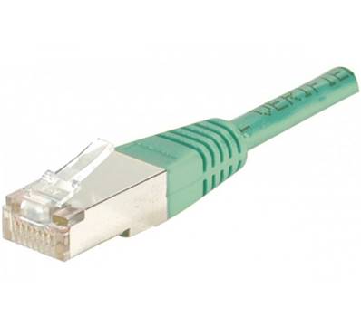 Cordon RJ45 Cat. 6 F/UTP - PVC | Vert 1m 