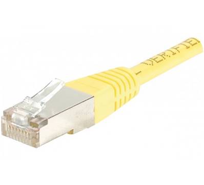 Cordon RJ45 Cat. 6 F/UTP - PVC | Jaune 5m 