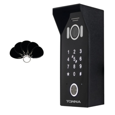 Sonnette vidéo IP WiFi - 1.3 MP - Vision nocturne - Lecteur Mifare