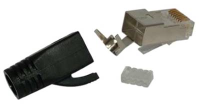 Kit RJ45 avec manchon monobrin awg23 - cat. 6a