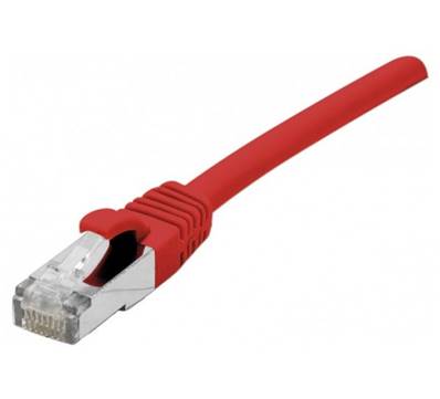 Cordon RJ45 Cat. 6A S/FTP - LSZH | Rouge 20m