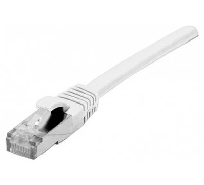 Cordon RJ45 Cat. 6A S/FTP - LSZH | Blanc 2m