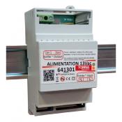 Alimentation DIN 12 V~ 1,5 A - 3 modules - Pour interphonie