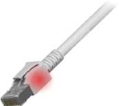 Cordon RJ45 Cat. 6A S/FTP - LED | Noir 10m 