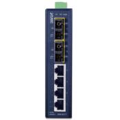 Switch industriel 4 ports 10/100 Base-TX + 2 ports 100 Base-FX SFP