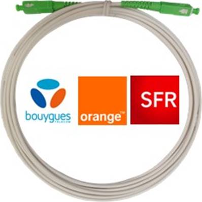 Câble fibre optique pour box Orange, SFR et Bouygues - SCAPC/SCAPC | 2m