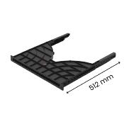 Panneau de gestion de câbles 24 ports | Pour baie profondeur 800 mm