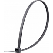 Serre-câbles nylon noir 4.8mm x 200mm – Lot de 100 pièces