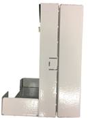 Rehausse métallique pour coffret S 250 – Fixation en saillie 250x250x50 mm