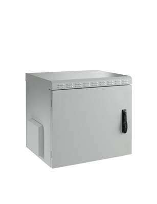 Coffret étanche / outdoor 19" IP55 - 20U 600 x 600 mm - Gris