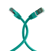 Cordon RJ45 Cat. 6A S/FTP - LSZH | Vert 0.30m