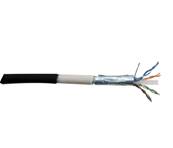 Cordon RJ45 Cat. 6 F/UTP - Étanche | Noir 25m