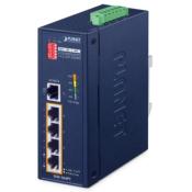 Switch industriel 5 ports 10/100TX Ethernet avec 4 ports 802.3at PoE+