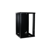 Coffret 19" - 18U 600 x 600 mm - Noir | Monté