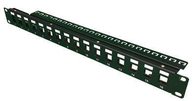 Panneau 16 ports cat8.1 sftp equipe de 16 c8.1 sftp 10gigas