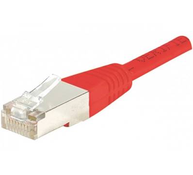 Cordon RJ45 Cat. 6 F/UTP - PVC | Rouge 5m 