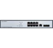 Switch rackable 8 ports Gigabit et 2 ports SFP | Manageable niveau 2