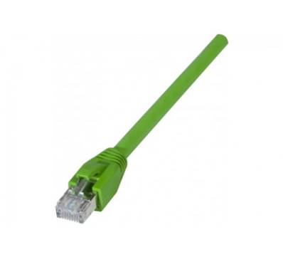 Cordon RJ45 Cat. 6A S/FTP - PUR | Vert 3m 