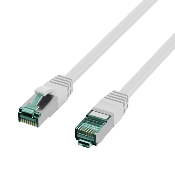 Cordon RJ45 Cat. 6A S/FTP - LSZH | Blanc 10m