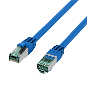 Cordon RJ45 Cat. 6A S/FTP - LSZH | Bleu 0.30m