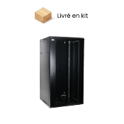 Coffret 19" - 22U 600 x 600 mm - Noir | En kit