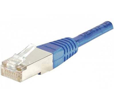 Cordon RJ45 Cat. 6 F/UTP - PVC | Bleu 10m 