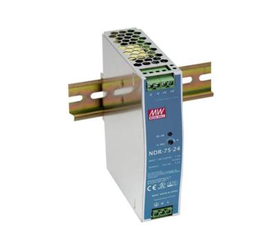 Alimentation industrielle 24 V - 75 W / 3,2 A | Fixation Rail DIN 