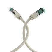 Cordon RJ45 Cat. 6A S/FTP - LSZH | Gris 1m