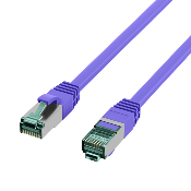 Cordon RJ45 Cat. 6A S/FTP - LSZH | Violet 0.30m