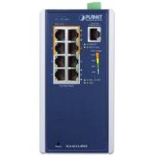 Switch industriel 8 ports 10/100/1000T dont 4 ports 802.3at PoE + 1 port console