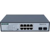 Switch 8 ports Gigabit dont 4 PoE+ 30W et 2 PoE++ 90W et 2 ports SFP