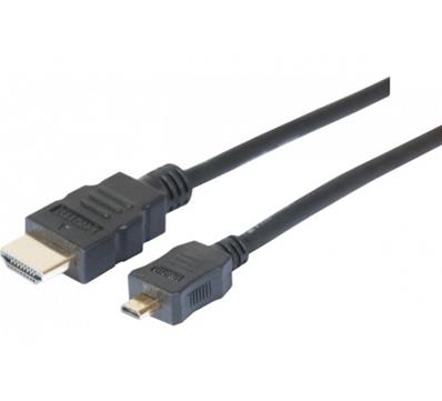 Cordon micro hdmi 1.4 high speed avec ethernet - 3m