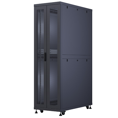 Baie Serveur 42U 600x1200 mm - Noire - Charge 600 kg | En kit