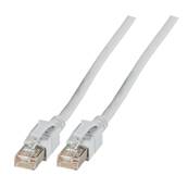 Cordon RJ45 Cat. 6A S/FTP - LED | Gris 7.5m 