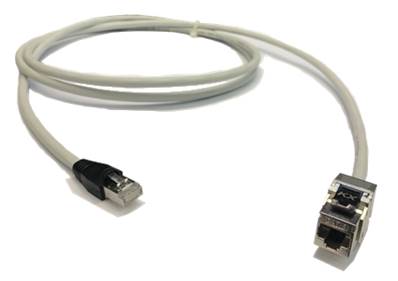 Liaison RJ45 mâle/femelle préconnectée cat.6 f/utp 30m