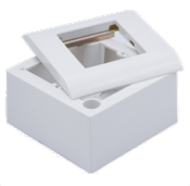 Boitier saillie pour plastron 45x45 profondeur 40mm