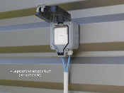 Boîtier RJ45 mural étanche IP 66 | Vide à équiper