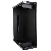 Coffret vertical mural 19" - 6U épaisseur 300mm - Noir