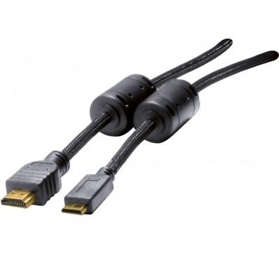 Cordon mini hdmi 1.4 highspeed haute qualité - 3m