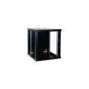 Coffret 19" - 12U 600 x 600 mm - Noir | Monté