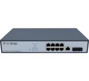Switch rackable 8 ports Gigabit et 2 ports SFP | Manageable niveau 2