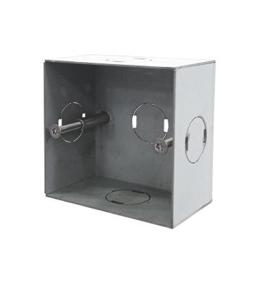 Boîte d'encastrement anti-vandale 80 x 80 x 30 mm pour bouton de sortie