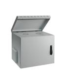 Coffret Outdoor 19" IP55 - 16U 600 x 450 mm - Gris