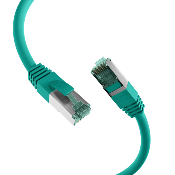 Cordon RJ45 Cat. 6A S/FTP - LSZH | Vert 0.30m