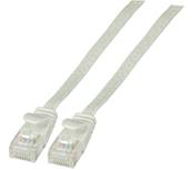 Cordon RJ45 plat cat. 6a u/utp 1m - gris